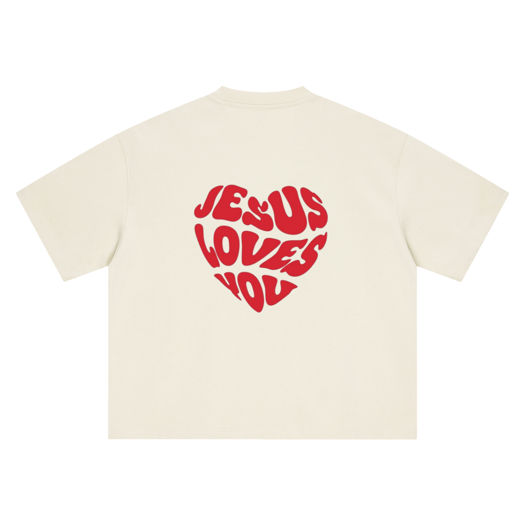 Jesus Loves You Boxy Oversized Tee