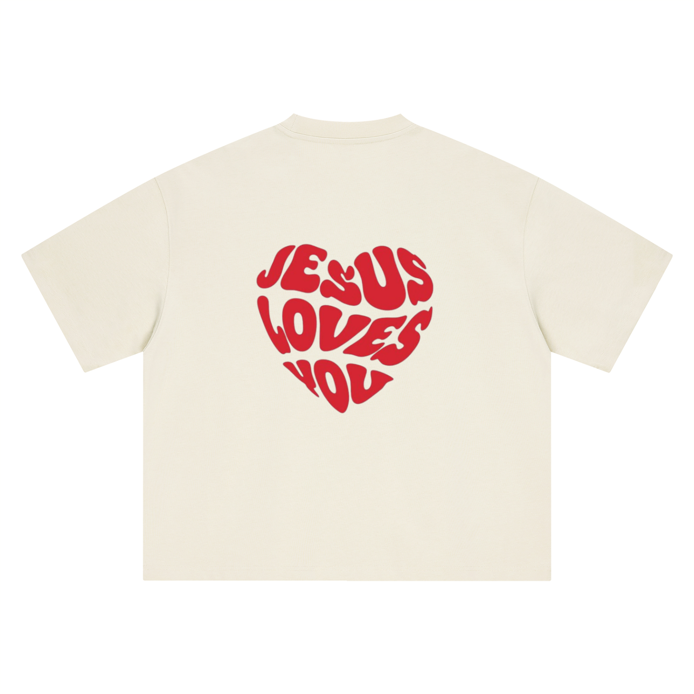 Jesus Loves You Boxy Oversized Tee