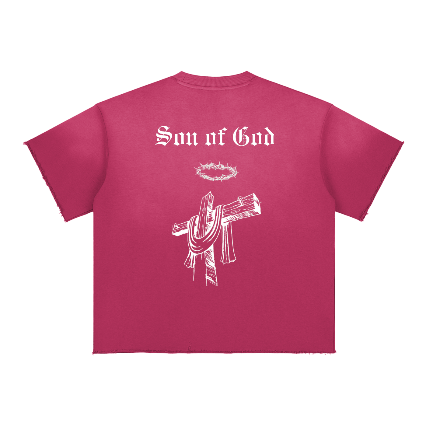 Sun Fade Raw Edge T-Shirt