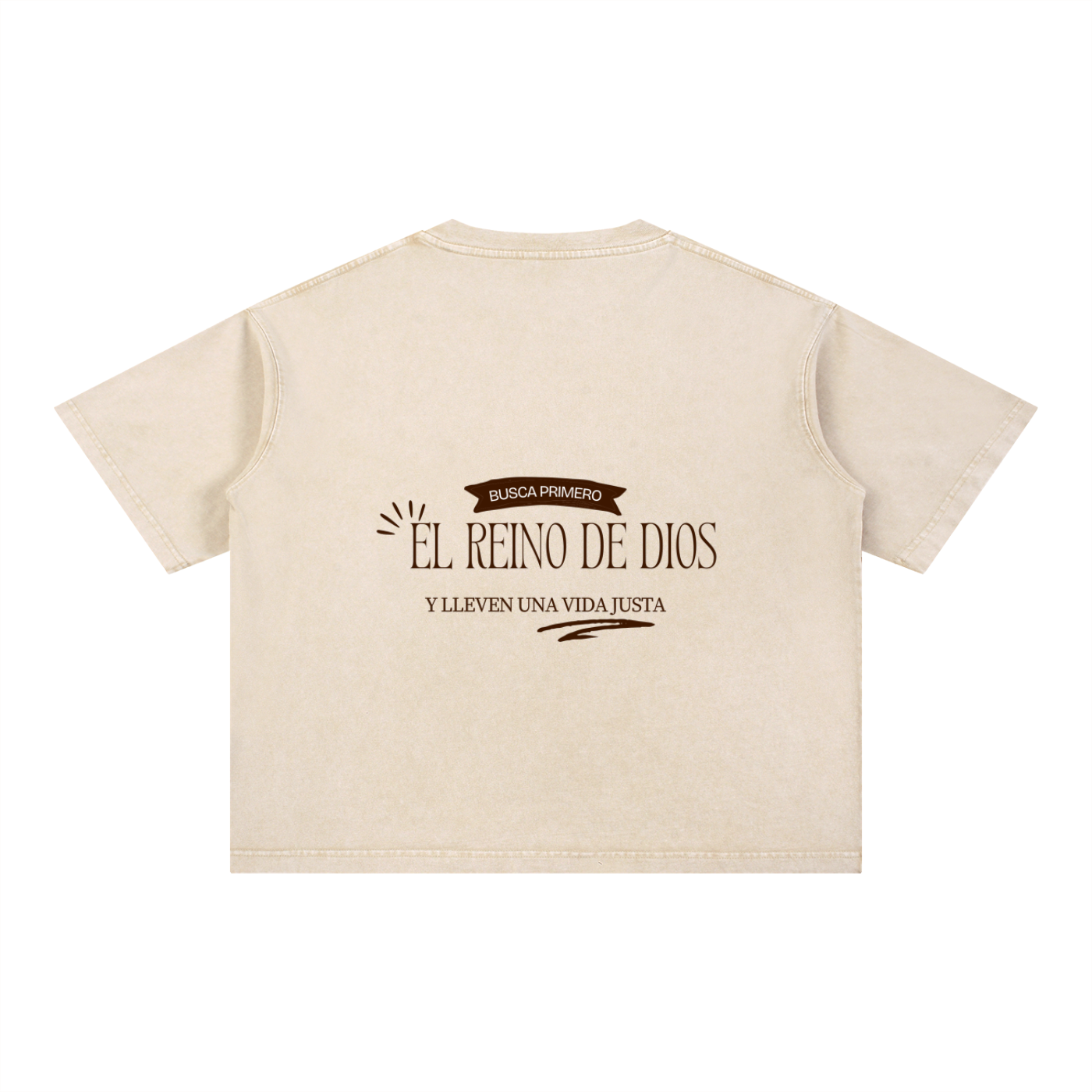 Mineral Wash Boxy Cotton T-Shirt