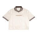 Contrast Stripes Polo Collar T-Shirt