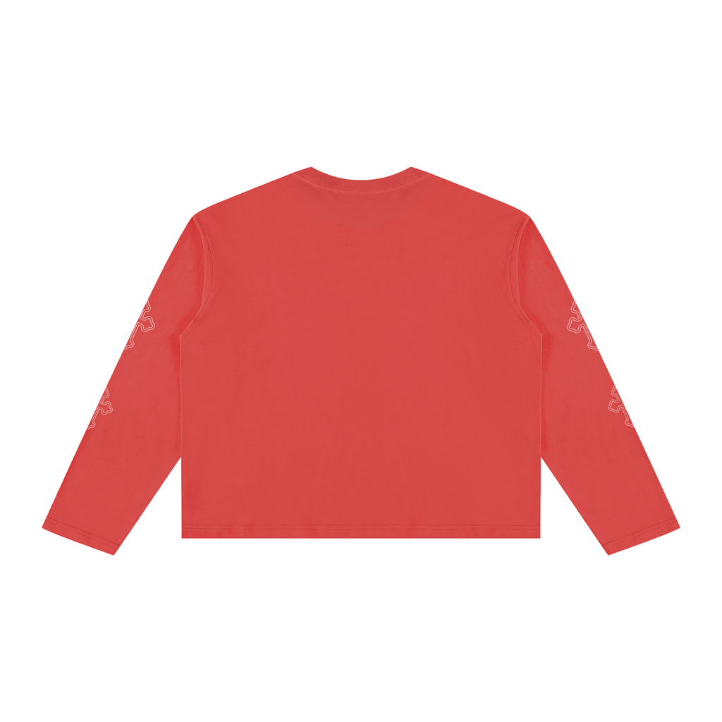 Cross Wash Long Sleeve Boxy T-Shirt