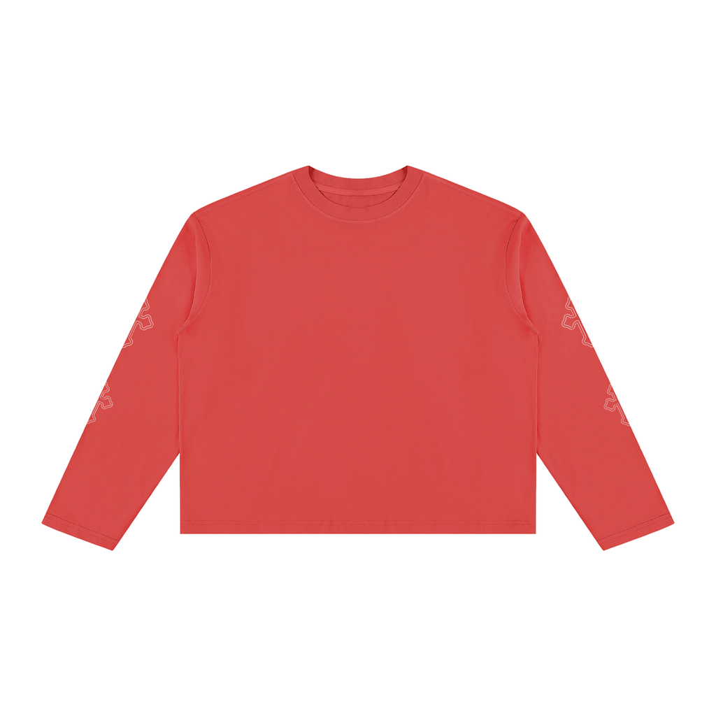 Cross Wash Long Sleeve Boxy T-Shirt