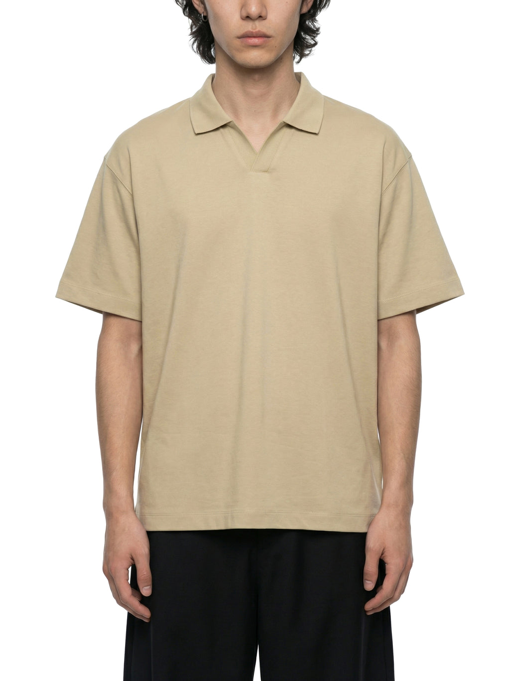 Men's Drop Shoulder Polo Shirt
