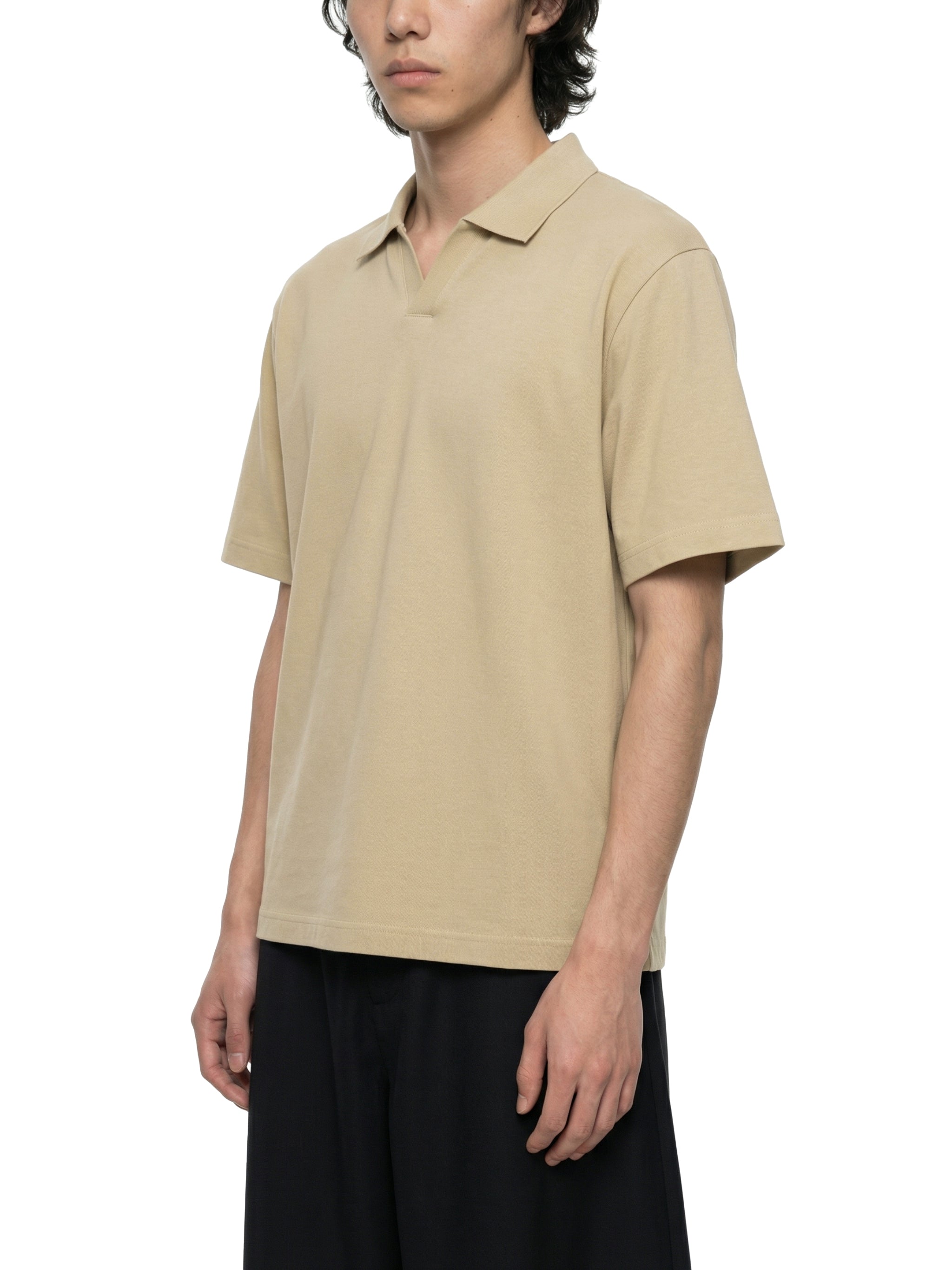 Men's Drop Shoulder Polo Shirt